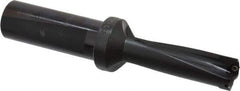 Kyocera - 1.87" Max Drill Depth, 3xD, 5/8" Diam, Indexable Insert Drill - 2 Inserts, 3/4" Shank Diam, Whistle Notch Shank - Makers Industrial Supply