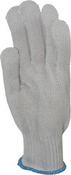 PRO-SAFE - Size L (9), ANSI Cut Lvl A6, Abrasion Lvl 3, Composite of Cut-Resistant Fibers Cut Resistant Gloves - 10" Long, Knit Wrist, White, Ambidextrous - Makers Industrial Supply