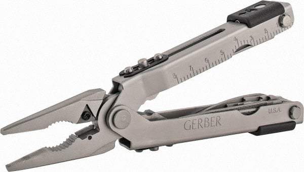 Gerber - 14 Piece, Multi-Tool Set - 6-5/8" OAL, 4-59/64" Closed Length - Makers Industrial Supply