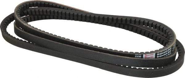 Browning - Section BX, 21/32" Wide, 99" Outside Length, Gripnotch V-Belt - Rubber Compound, Gripnotch, No. BX96 - Makers Industrial Supply