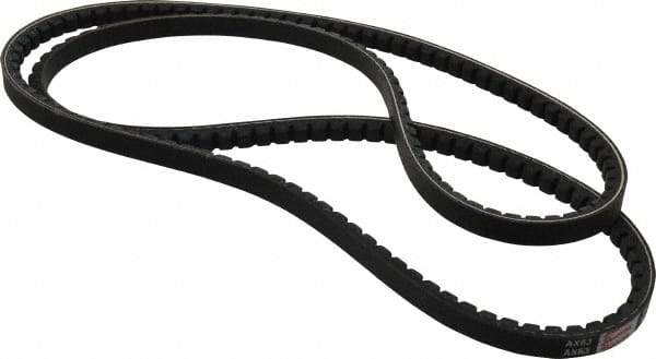 Browning - Section AX, 1/2" Wide, 65" Outside Length, Gripnotch V-Belt - Rubber Compound, Gripnotch, No. AX63 - Makers Industrial Supply