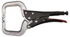 Proto - 11-3/8" OAL C-Clamp Locking Pliers - 15/32" Jaw Width, 3-9/64" Jaw Depth, 3-17/32" Jaw Opening, Standard Handle - Makers Industrial Supply