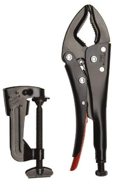 Proto - 4 Piece Locking Plier Set - Comes in Plastic Pouch - Makers Industrial Supply