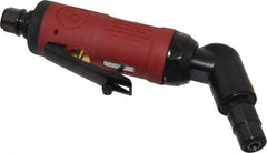 Chicago Pneumatic - 1/4" Collet, Angle Handle, Angle Air Die Grinder - 23,000 RPM, Rear Exhaust, 8 CFM, 0.28 hp, 6.21 bar, 1/4" Inlet - Makers Industrial Supply