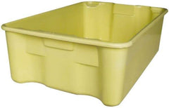 MFG Tray - 500 Lb Load Capacity White Fiberglass Tote Container - Stacking, Nesting, 42-1/2" Long x 20" Wide x 14.3" High - Makers Industrial Supply