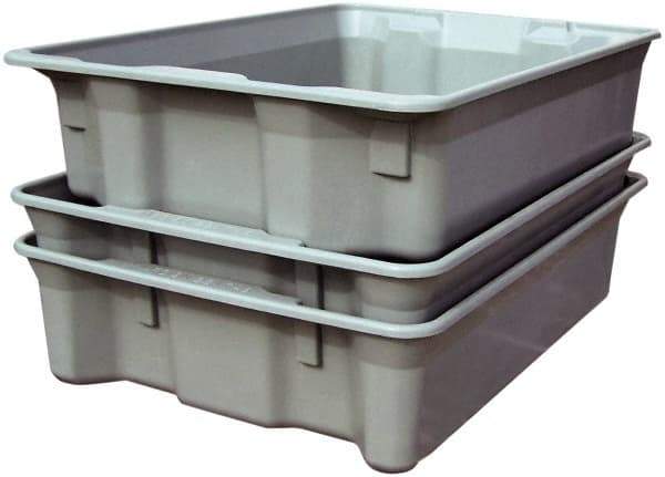 MFG Tray - 500 Lb Load Capacity White Fiberglass Tote Container - Stacking, Nesting, 42-1/2" Long x 20" Wide x 14.3" High - Makers Industrial Supply