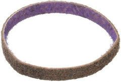 3M - 1/2" Wide x 12" OAL, Aluminum Oxide Abrasive Belt - Aluminum Oxide, Coarse, Nonwoven, Series DF-BL - Makers Industrial Supply