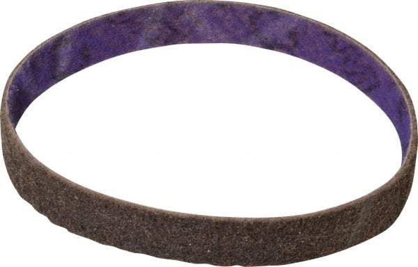 3M - 3/4" Wide x 18" OAL, Aluminum Oxide Abrasive Belt - Aluminum Oxide, Coarse, Nonwoven, Series DF-BL - Makers Industrial Supply