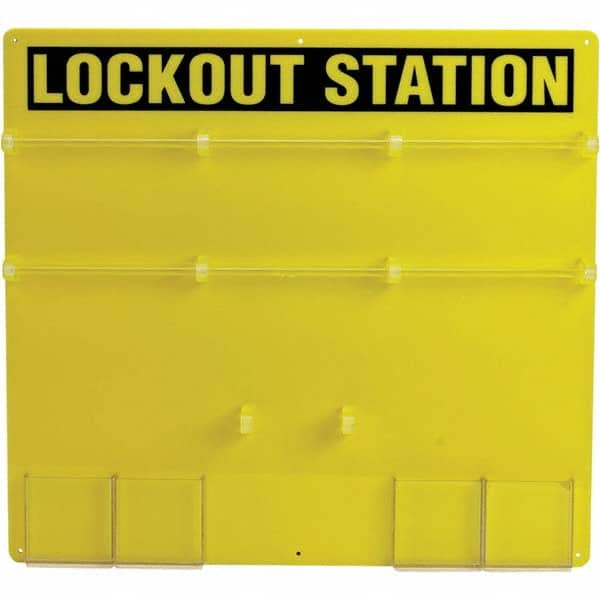 Brady - Empty Acrylic Padlock Station - Makers Industrial Supply