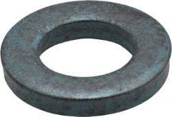 Metric Blue - M10 Screw, Alloy Steel Standard Flat Washer - 11.51mm ID x 20mm OD, 3mm Thick - Makers Industrial Supply