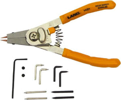 Lang - Standard Jaw, Snap Ring Plier - 1" OAL, Internal & External Snap Ring - Makers Industrial Supply