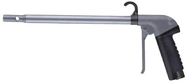 Guardair - 120 Max psi Maximum Power Venturi Nozzle Pistol Grip Blow Gun - 3/8 NPT, 18" Tube Length, Aluminum - Makers Industrial Supply