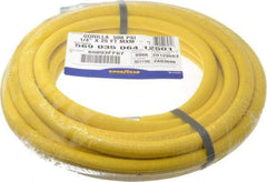 Continental ContiTech - 1/4" ID x 0.61" OD 25' Long Oil Resistant Air Hose - MNPT x MNPT Ends, 500 Working psi, -20 to 190°F, 1/4" Fitting, Yellow - Makers Industrial Supply