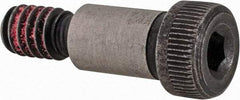 Value Collection - 5/16" Shoulder Diam x 1/2" Shoulder Length, 1/4-20 UNC, Hex Socket Shoulder Screw - 4140 Alloy Steel with Nylon Locking Patch, 7/32" Head Height x 7/16" Head Diam - Makers Industrial Supply