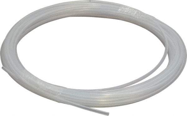 Parker - 1/8" ID x 3/16" OD, 1/32" Wall Thickness, 50' Long, PTFE FEP Tube - Natural, 196 Max psi - Makers Industrial Supply