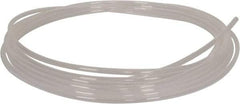 Parker - 1/2" ID x 9/16" OD, 1/32" Wall Thickness, 50' Long, PTFE FEP Tube - Natural, 65 Max psi - Makers Industrial Supply