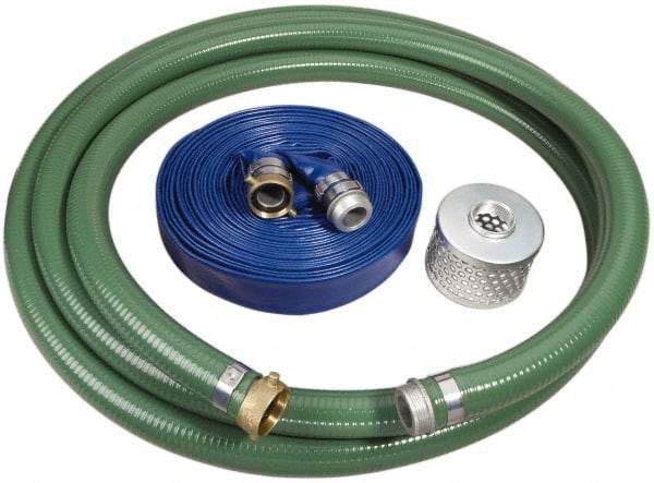 Alliance Hose & Rubber - Suction and Discharge Pump Hose Kits - For Use with 1-1/2 Inch Pumps - Makers Industrial Supply