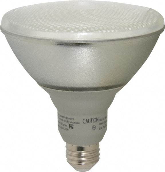 Value Collection - 23 Watt Fluorescent Flood/Spot Medium Screw Lamp - 2,700°K Color Temp, 100 Lumens, PAR38, 10,000 hr Avg Life - Makers Industrial Supply