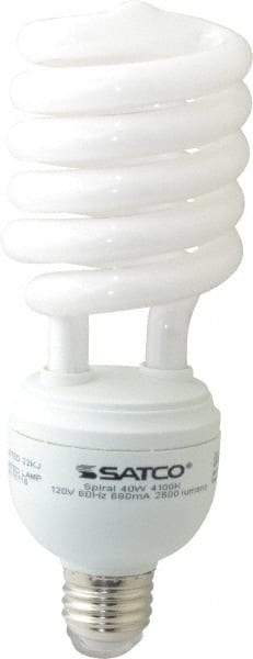 Value Collection - 40 Watt Fluorescent Residential/Office Medium Screw Lamp - 4,100°K Color Temp, 2,600 Lumens, T4, 10,000 hr Avg Life - Makers Industrial Supply