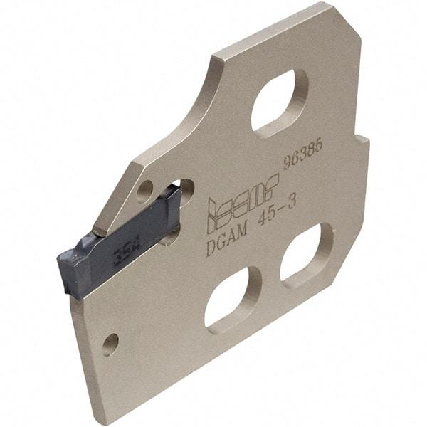 Iscar - Neutral Cut, 1/8" Insert Width, Cutoff & Grooving Support Blade for Indexables - 0.094" Head Projection - Makers Industrial Supply