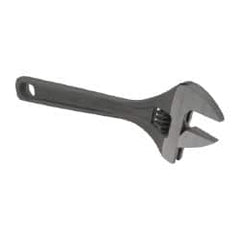 Paramount - 15/16" Jaw Capacity, 6" Standard Adjustable Wrench - Chrome Vanadium Steel, Black Finish - Makers Industrial Supply