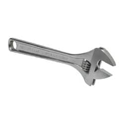 Paramount - 1-5/16" Jaw Capacity, 10" Standard Adjustable Wrench - Chrome Vanadium Steel, Chrome Finish - Makers Industrial Supply