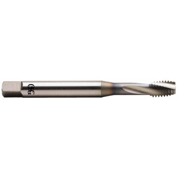 OSG - M16x1.50 Metric Fine, 3 Flute, TiCN Finish Vanadium High Speed Steel Slow Spiral Flute Tap - Exact Industrial Supply