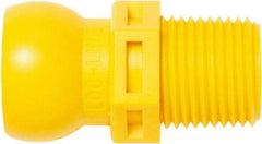 Loc-Line - 1/2" Hose ID, Male to Female Coolant Hose Connector - 3/8" NPT, For Loc-Line Modular Hose Systems - Makers Industrial Supply