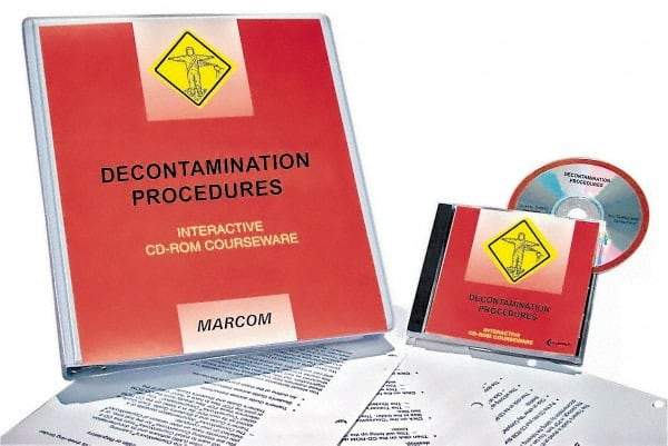 Marcom - Decontamination Procedures, Multimedia Training Kit - 45 min Run Time CD-ROM, English & Spanish - Makers Industrial Supply