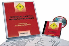 Marcom - Electrical Safety in HazMat Environments, Multimedia Training Kit - 45 min Run Time CD-ROM, English & Spanish - Makers Industrial Supply