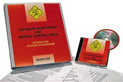 Marcom - Exposure Monitoring & Medical Surveillance, Multimedia Training Kit - 45 min Run Time CD-ROM, English & Spanish - Makers Industrial Supply