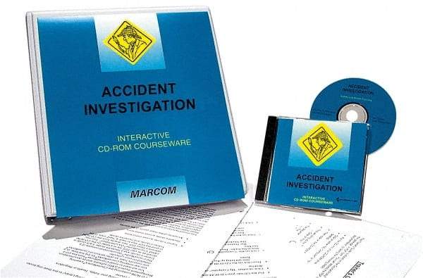 Marcom - Accident Investigation, Multimedia Training Kit - CD-ROM, English - Makers Industrial Supply