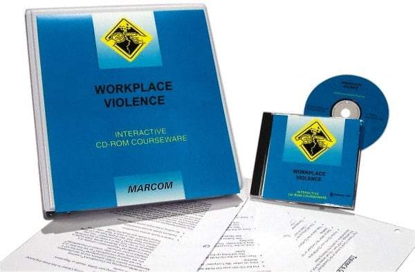 Marcom - Preventing Workplace Violence, Multimedia Training Kit - 45 min Run Time CD-ROM, English & Spanish - Makers Industrial Supply