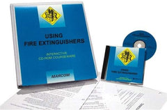 Marcom - Using Fire Extinguishers, Multimedia Training Kit - 45 min Run Time CD-ROM, English & Spanish - Makers Industrial Supply