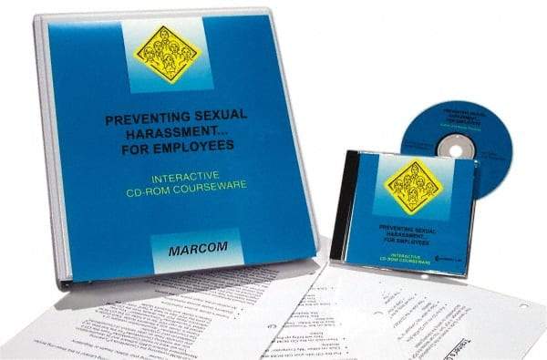 Marcom - Preventing Sexual Harassment for Employees, Multimedia Training Kit - 45 min Run Time CD-ROM, English & Spanish - Makers Industrial Supply