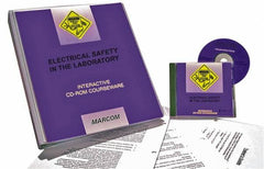 Marcom - Electrical Safety in the Laboratory, Multimedia Training Kit - 45 min Run Time CD-ROM, English & Spanish - Makers Industrial Supply