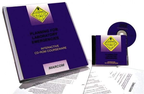 Marcom - Planning for Laboratory Emergencies, Multimedia Training Kit - 45 min Run Time CD-ROM, English & Spanish - Makers Industrial Supply