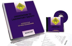 Marcom - Orientation to Laboratory Safety, Multimedia Training Kit - 45 min Run Time CD-ROM, English & Spanish - Makers Industrial Supply