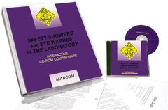 Marcom - Safety Showers and Eye Washes in the Laboratory, Multimedia Training Kit - 45 min Run Time CD-ROM, English & Spanish - Makers Industrial Supply