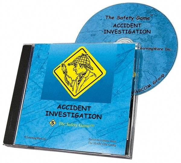 Marcom - Accident Investigation, Multimedia Training Kit - Computer Game, English - Makers Industrial Supply