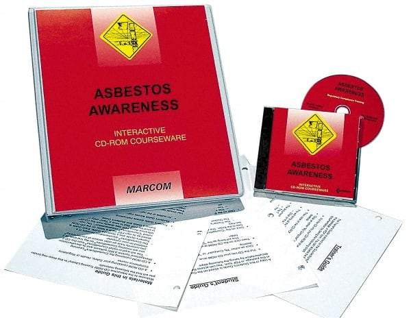 Marcom - Asbestos Awareness, Multimedia Training Kit - 45 min Run Time CD-ROM, English & Spanish - Makers Industrial Supply