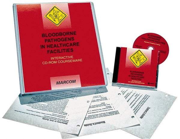 Marcom - Bloodborne Pathogens in Healthcare Facilities, Multimedia Training Kit - 45 min Run Time CD-ROM, English & Spanish - Makers Industrial Supply