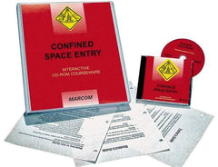 Marcom - Confined Space Entry, Multimedia Training Kit - 45 min Run Time CD-ROM, English & Spanish - Makers Industrial Supply