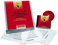 Marcom - Right to Know, Multimedia Training Kit - 45 min Run Time CD-ROM, English & Spanish - Makers Industrial Supply