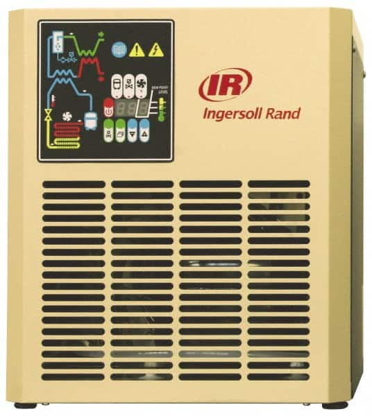 Ingersoll-Rand - 30 hp, 1" Pipe, 106 CFM Refrigerated Air Dryer - NPT End Connections, 232 Max psi, 9.82 Amp, 115 Volt, 21-1/2" Long x 16-1/2" Wide x 22-1/2" High - Makers Industrial Supply