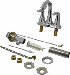 Moen - Lever Handle, Residential Bathroom Faucet - Two Handle, Pop Up Drain, Arc Spout - Makers Industrial Supply