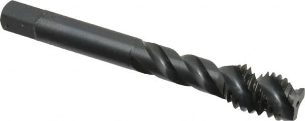 OSG - 7/16-14 UNC 3 Flute Modified Bottoming Spiral Flute Tap - Vanadium High Speed Steel, Oxide Finish, 3-5/32" OAL, Right Hand Flute, Right Hand Thread, Oversize, H7, Series 290 - Makers Industrial Supply