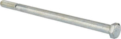 Value Collection - 1/2-13 UNC, 9" Length Under Head Hex Head Cap Screw - Partially Threaded, Grade 5 Steel, Zinc-Plated Finish, 3/4" Hex - Makers Industrial Supply