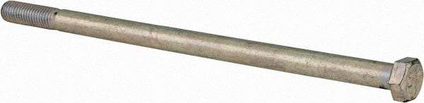 Value Collection - 1/2-13 UNC, 10" Length Under Head Hex Head Cap Screw - Partially Threaded, Grade 5 Steel, Zinc-Plated Finish, 3/4" Hex - Makers Industrial Supply