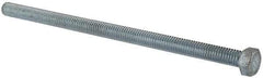 Made in North America - 3/8-16 UNC, 7" Length Under Head Hex Head Cap Screw - Fully Threaded, Grade 5 Steel, Zinc-Plated Finish, 9/16" Hex - Makers Industrial Supply